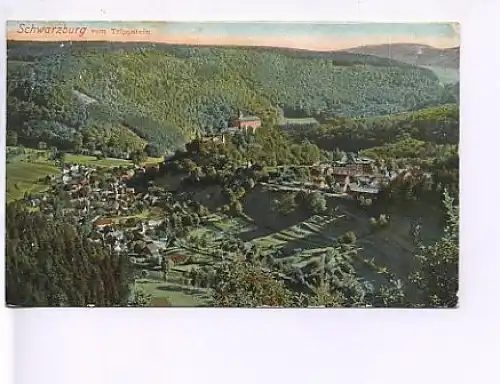 Schwarzburg vom Trippstein gl1910? 16.906