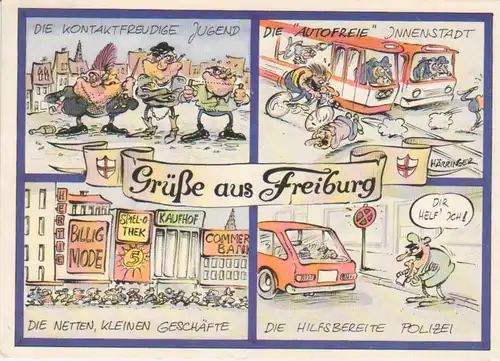 Grüße aus Freiburg - Humor glca1990 60.622