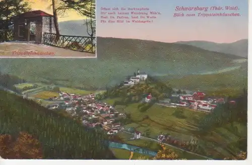 Schwarzburg Trippsteinhäuschen Panorama ngl 88.857