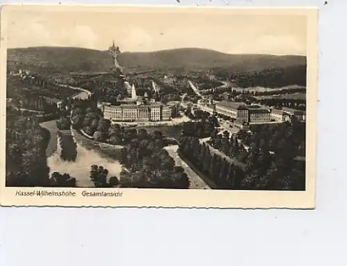 Kassel - Wilhelmshöhe, Gesamtansicht gl1940 13.185