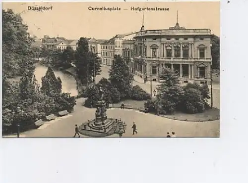 Düsseldorf-Corneliusplatz,Hofgartenstraße gl1913 13.320