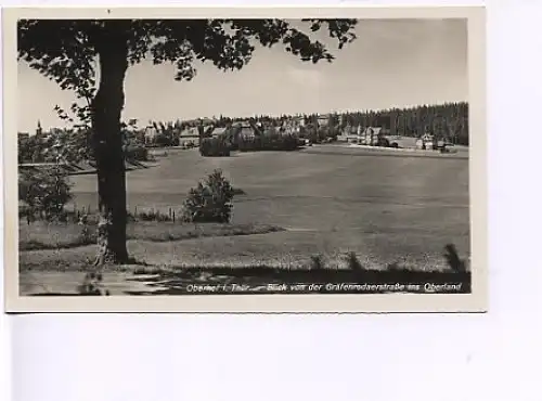 Oberhof i.Thür. Blick ins Oberland ngl 16.324