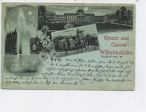 Gruß aus Kassel- Wilhelmshöhe gl1898 13.177