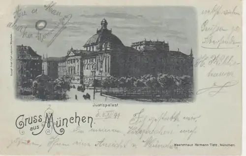 München Justizpalast gl1899 71.657