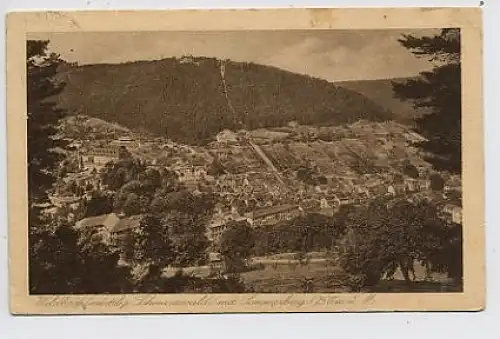 Wildbad im Schwarzwald mit Sommerberg glca1920 31.531