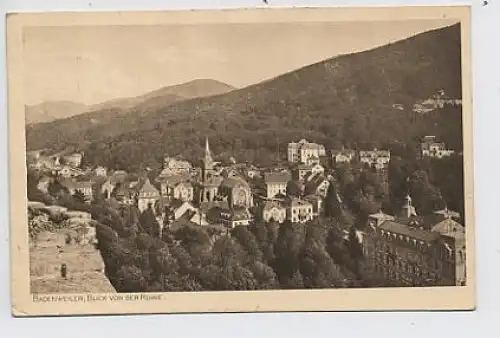 Badenweiler - Blick von der Ruine gl1910 32.008