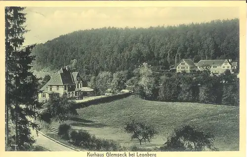 Kurhaus Glemseck bei Leonberg gl1916 4.500