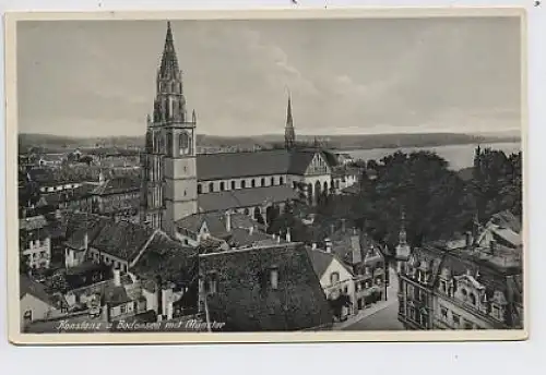 Konstanz am Bodensee mit Münster gl1938 32.080