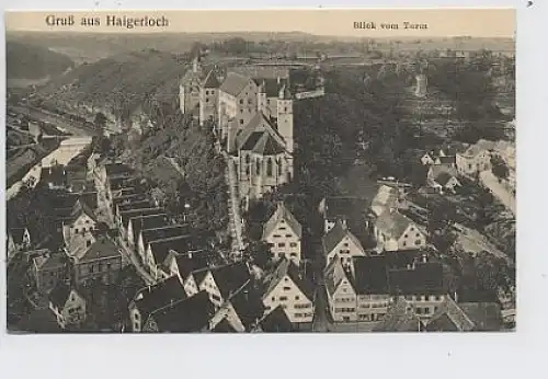 Haigerloch Hohenz. Blick vom Turm gl1911 30.666