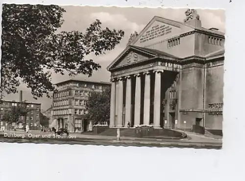 Duisburg - Oper und Stadthaus gl1961 13.393