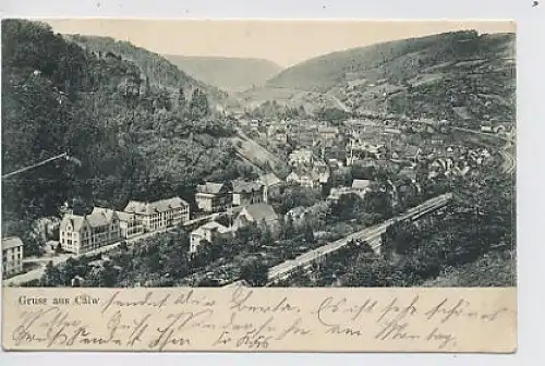 Gruß aus Calw im Schwarzwald gl1904 30.884