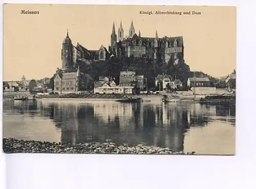 Meissen/Elbe Königl.Albrechtsburg und Dom ngl 17.251