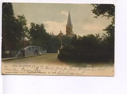 Bad Neuenahr Ahrbrücke Evang.Kirche gl1901 19.520