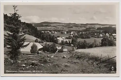 Hinterzarten Gesamtansicht Fotokarte ngl 31.247