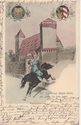 Nürnberg Eppeleinsprung Wappen glca.1900 71.970