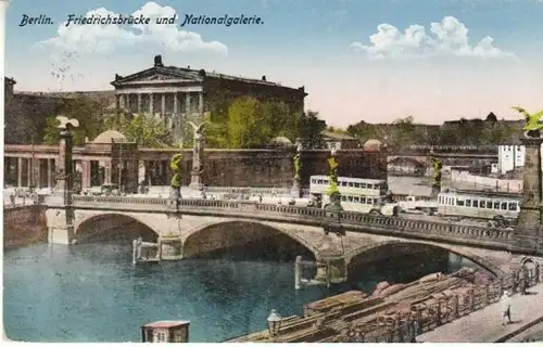 Berlin Nationalgalerie Friedrichsbrücke gl1937 B4903