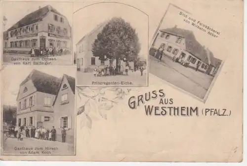 Westheim Gasthäuser Bäckerei Eiche-Partie ngl 93.790