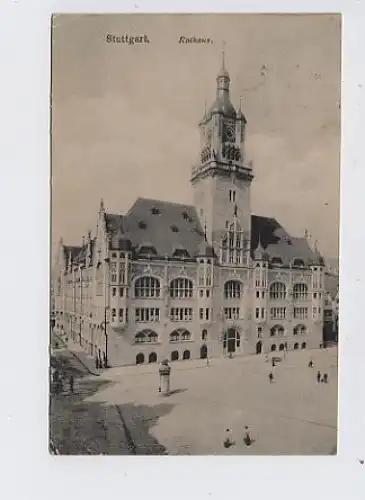 Stuttgart - Rathaus gl1910 31.710