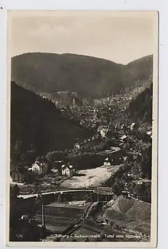 Triberg Total vom Hohnen gl1934 30.912