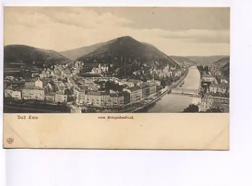 Bad Ems vom Kriegerdenkmal ngl 19.493