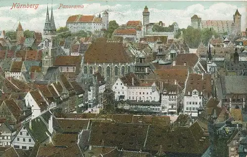 Nürnberg Panorama gl1906 124.398