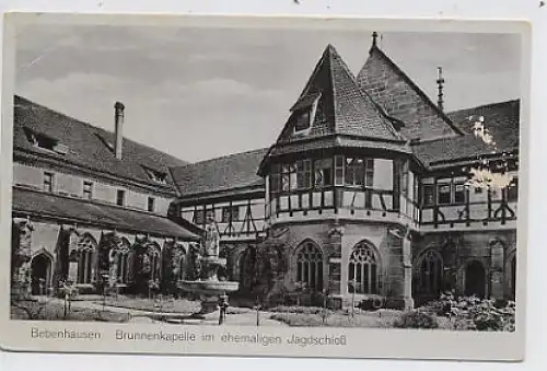 Bebenhausen. Brunnenkapelle im Jagdschloß gl1943 32.109