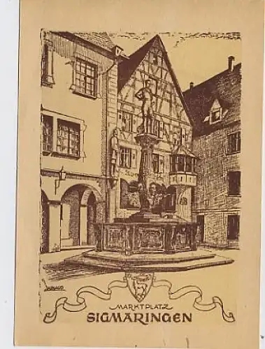 Sigmaringen Marktplatz Viktor Arnaud ngl 31.008