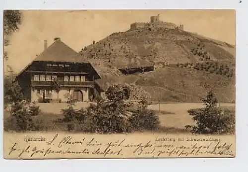 Karlsruhe Lauterberg mit Schwarzwaldhaus gl1905 31.295