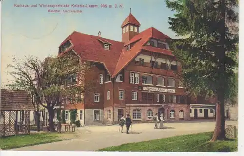 Kurhaus und Wintersportplatz Kniebis-Lamm gl1913 82.282