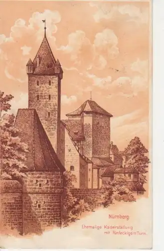 Nürnberg Ehem. Kaiserstallung Turm gl1908 71.931