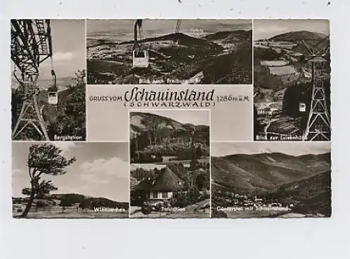 Gruß vom Schauinsland (Schw.) Teilansichten ngl 35.843