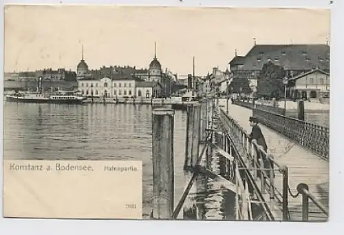 Konstanz am Bodensee - Hafenpartie gl1905 31.903