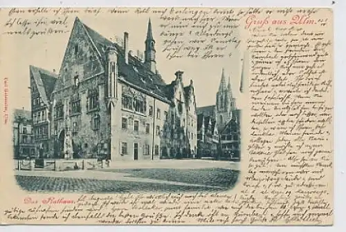 Gruß aus Ulm - Das Rathaus gl1900 31.673