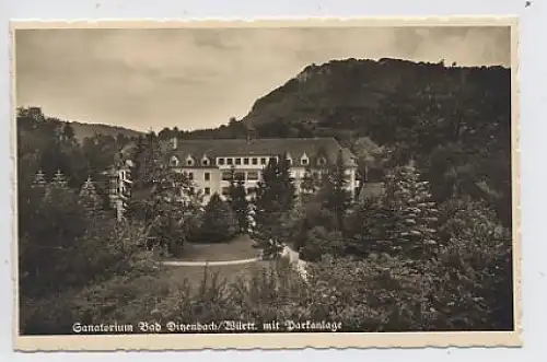 Bad Ditzenbach - Sanatorium mit Parkanlage ngl 31.744