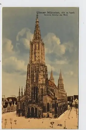 Ulmer Münster, 161m hoch gl1912 31.950