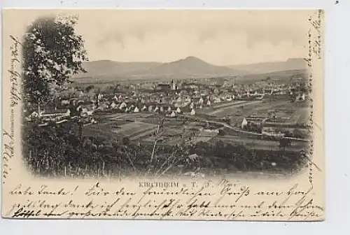 Kirchheim u. Teck - Teilansicht glca1900 31.683