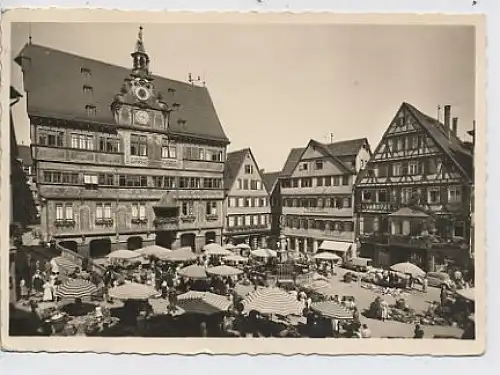 Universitätsstadt Tübingen - Marktplatz gl1942 31.985