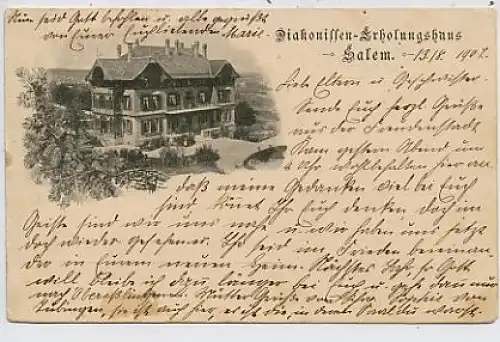 Salem Diakonissen-Erholungshaus gl1907 36.037