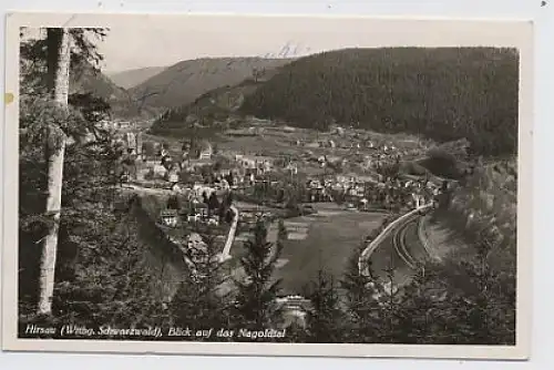 Hirsau (Schw.) Blick auf das Nagoldtal gl1951 31.725