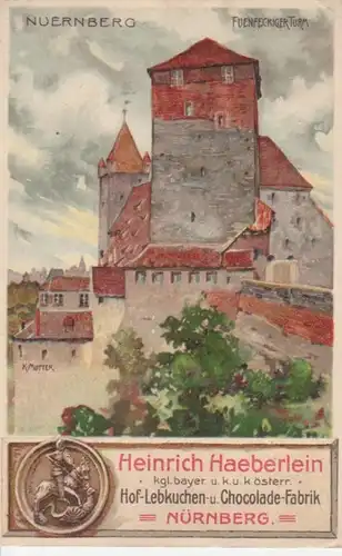 Nürnberg Fünfeckiger Turm feldpgl1915 71.918