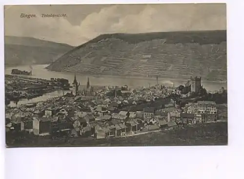 Bingen a.Rhein Totalansicht feldpgl1914? 15.261