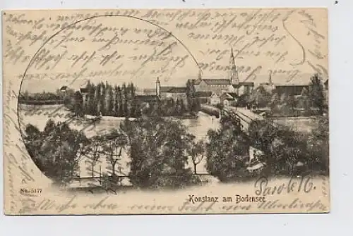 Konstanz am Bodensee - Teilansicht gl1902 31.909