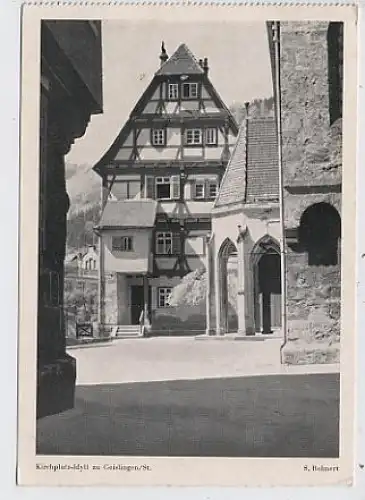 Kirchplatz-Idyll zu Geislingen/St. ngl 35.820