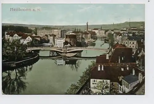 Heilbronn am Neckar - Teilansicht gl1908 31.186