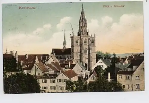 Konstanz - Blick a. Münster gl1906 32.085