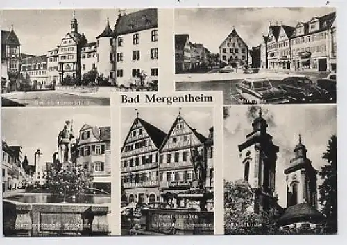 Bad Mergentheim - Teilansichten ngl 31.853