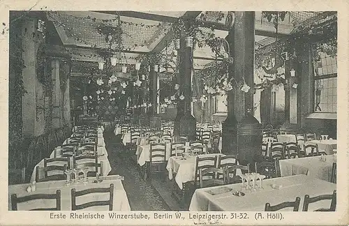 Berlin - Erste Rheinische Winzerstube gl1911 117.411