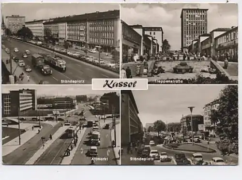 Kassel 4 Ansichten gl1962 13.553