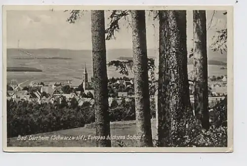 Bad Dürrheim im Schwarzwald - Teilansicht gl1930 31.788