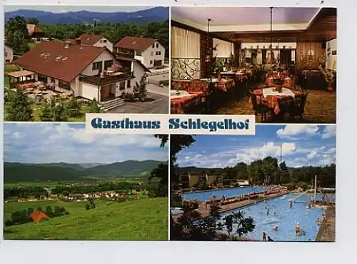 Kirchzarten/Burg-Höfen Gasthaus Schlegelhof ngl 36.222